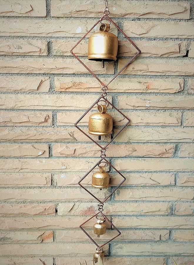 MIRAMAYEE Elegant Diamond Shape Positive Energy Wind Chimes for Home Decor, Balcony, Outdoor, Garden, Bedroom, Wind Chimes with Great Melodious - Image 2